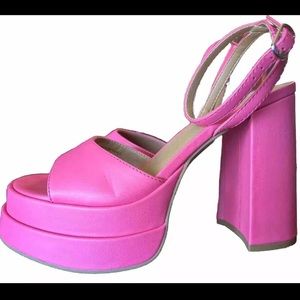 Hot Pink Platform Heels | Wild Fable-Alessia Size 7.5M